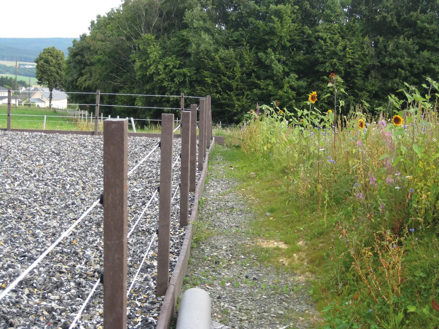 Vierkantpfosten aus Kunststoff Horses Home