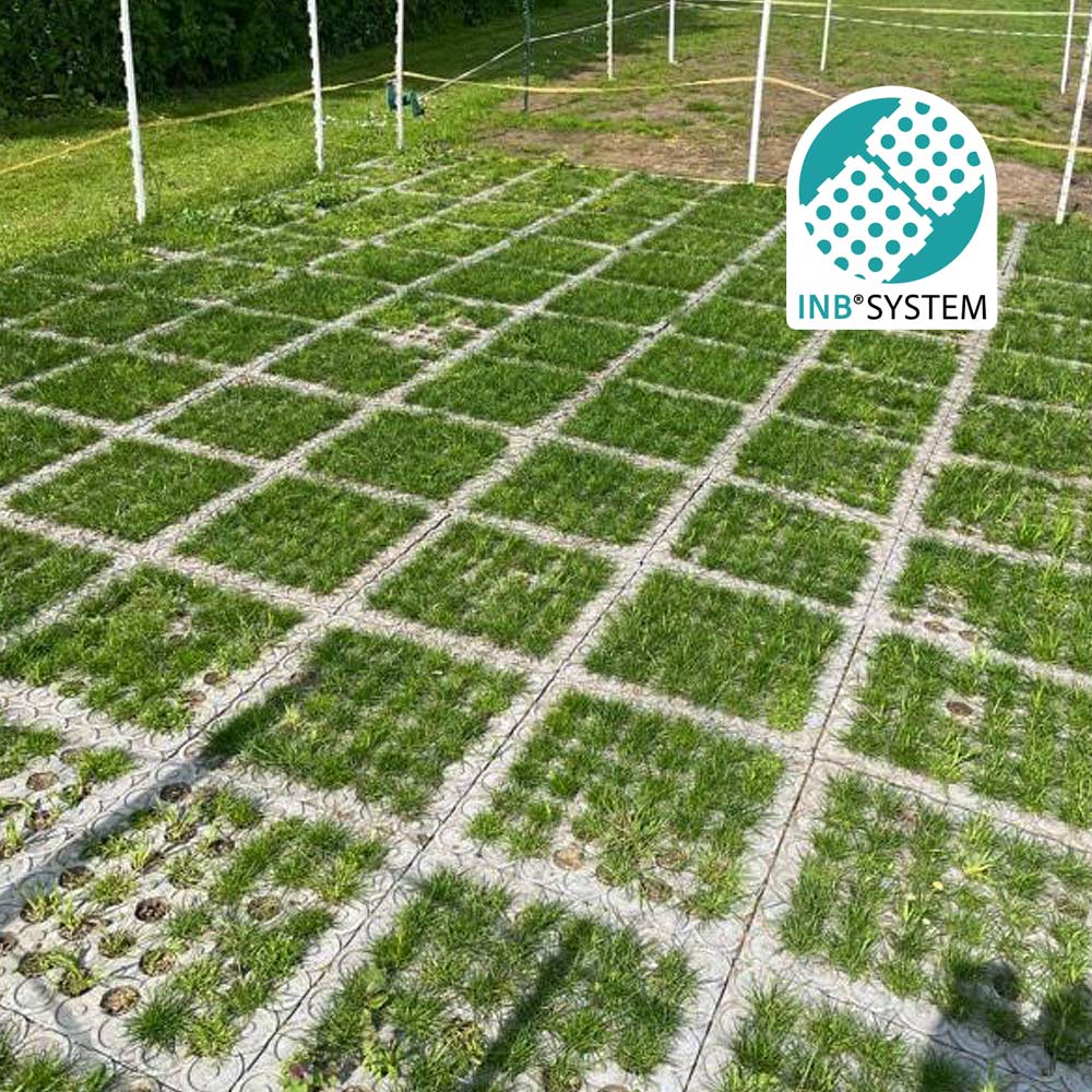 INB® Systemplatte 35m² - Hmit Gras